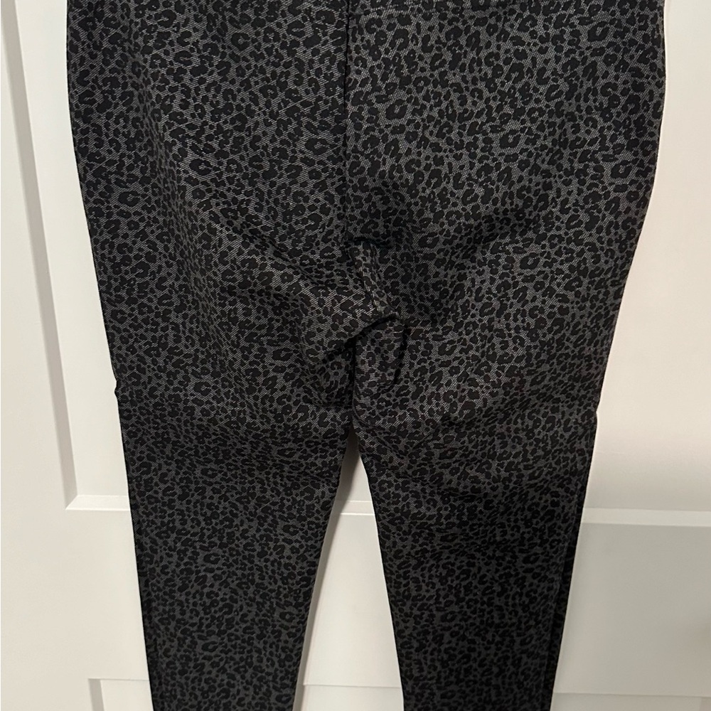 LOFT Ponte Knit Animal Print Leggings - Picture 2 of 13